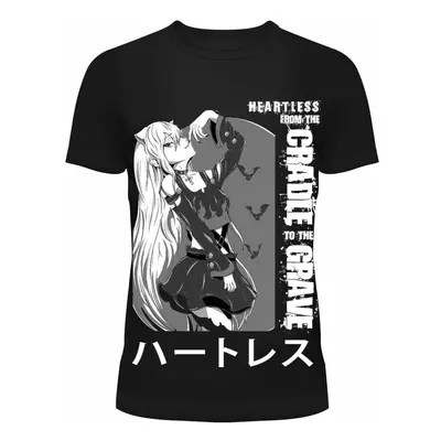 women's t-shirt HEARTLESS - CRADLE - BLACK