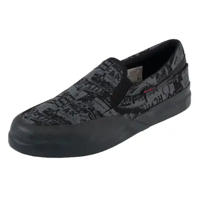 Women's shoes DC - AC / DC - TNT. - SLIP ON - BLACK