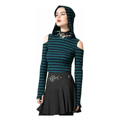 women's t-shirt with long sleeves KILLSTAR - Zephyr Top - Green