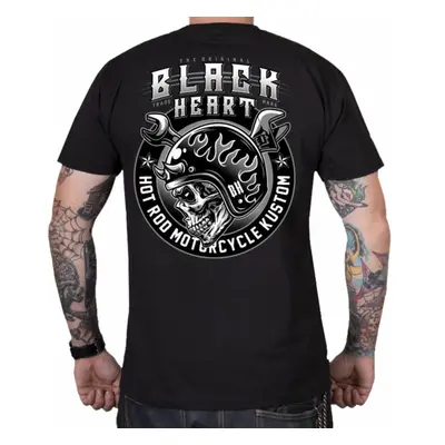 men's t-shirt BLACK HEART - BOOMER - BLACK