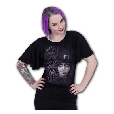 t-shirt women's - RESTING WITCH FACE - SPIRAL