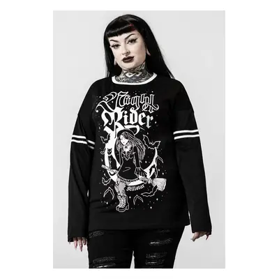 unisex t-shirt with long sleeve KILLSTAR - Nightrider - Black