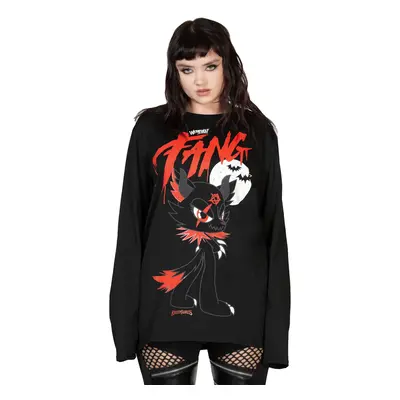 unisex long sleeve t-shirt KILLSTAR - Werewolf: Fang - Black