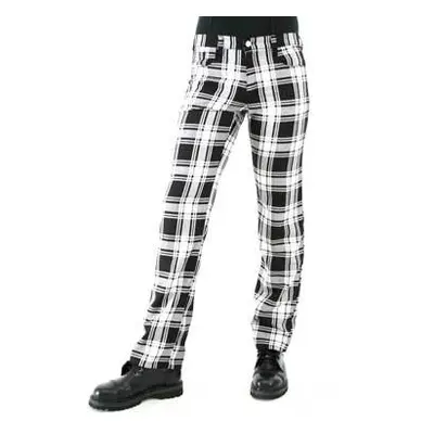 pants men Black Pistol - Tartan Pants Black-white