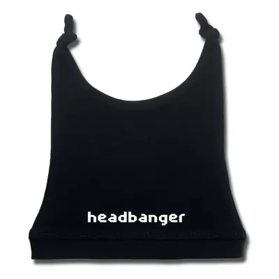 Children's hat headbanger in white - black - Metal-Kids