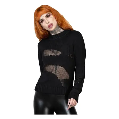 women's sweater KILLSTAR - Torn Apart - Black