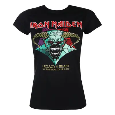 t-shirt metal women's Iron Maiden - Legacy of the Beast European Tour - ROCK OFF