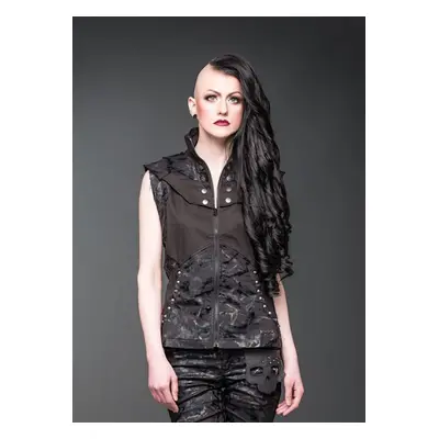 vest women's QUEEN OF DARKNESS - Black