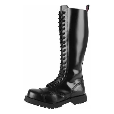 Boots NEVERMIND - eyelet - BLACK POLIDO