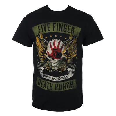 t-shirt metal men's Five Finger Death Punch - Locked & Loaded - ROCK OFF