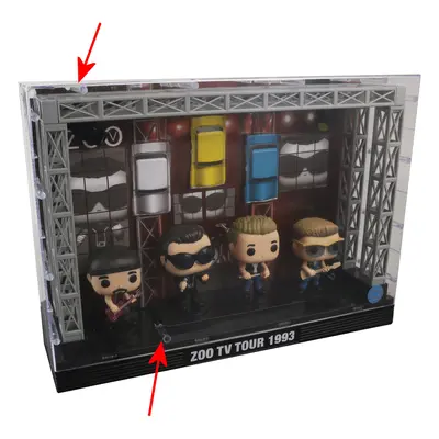 figures (set) U2 - POP! Moments - Zoo TV Tour - DAMAGED