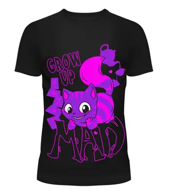 women's t-shirt CUPCAKE CULT - GROW UP MAD - BLACK