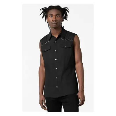 vest unisex KILLSTAR - Riodan Button-Up - Black