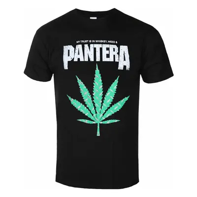 men's t-shirt Pantera - Whiskey 'n Weed - Black - ROCK OFF