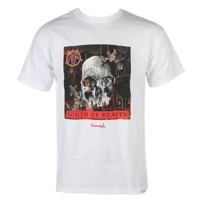 t-shirt men SLAYER - DIAMOND - South Of Heaven - White