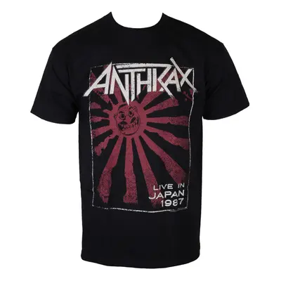 t-shirt men Anthrax - Live In Japan - ROCK OFF