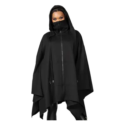 women's sweatshirt (poncho) KILLSTAR - Lightworks Cloak - Black