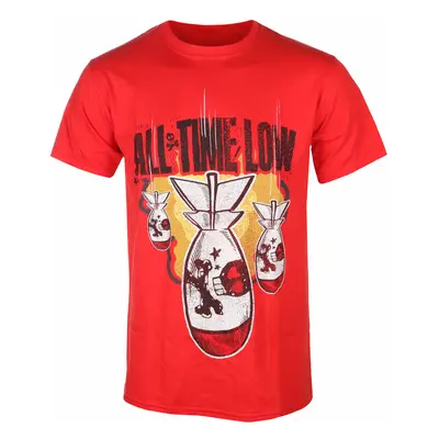 men's t-shirt All Time Low - Da Bomb - RED - ROCK OFF