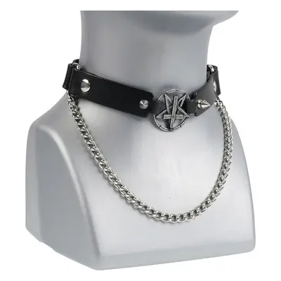 Choker necklace (harness to shoe) Cross