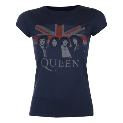 Women's shirt Queen - Vintage Union Jack - ROCK OFF