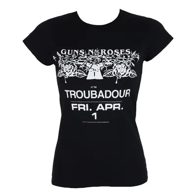 women's t-shirt Guns N' Roses - Troubadour - ROCK OFF