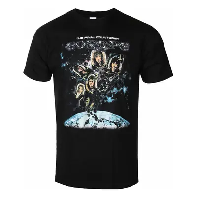 men's t-shirt Europe - Final Countdown - BLACK - ROCK OFF