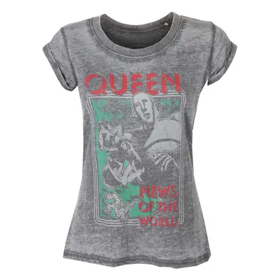 Women's t-shirt Queen - News Of The World - ROCK OFF