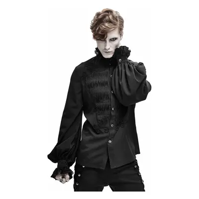 men's shirt DEVIL FASHION - Leviathan Gothic Chiffon Shirt with Ruffled