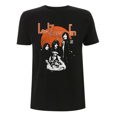 t-shirt metal men's Led Zeppelin - Orange Circle - NNM