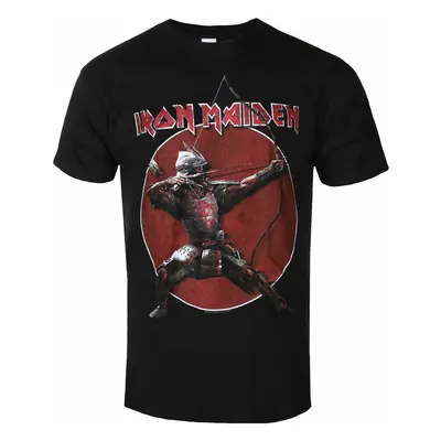 men's t-shirt Iron Maiden - Eddie Archer Red Circle BL - ROCK OFF