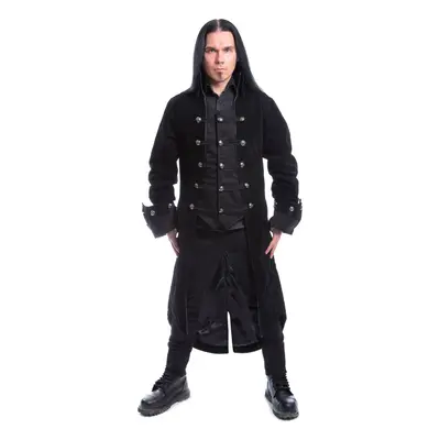 Men's coat POIZEN INDUSTRIES - PIRATE - BLACK VELVET