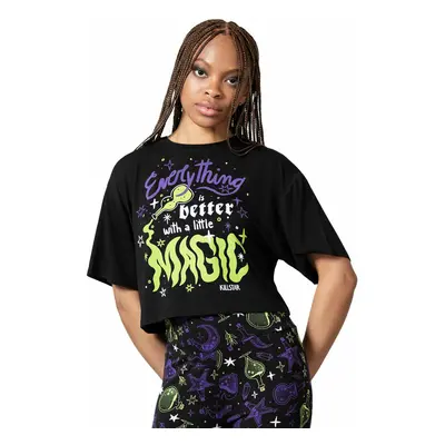 women's t-shirt (top) KILLSTAR - Magic Chill Crop - Black