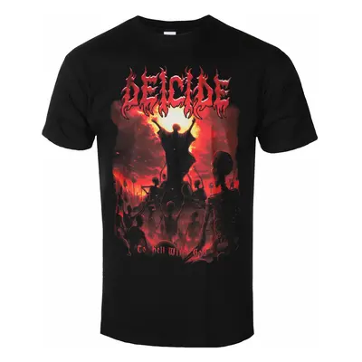 men's t-shirt DEICIDE - TO HELL WITH GOD - BLACK - PLASTIC HEAD