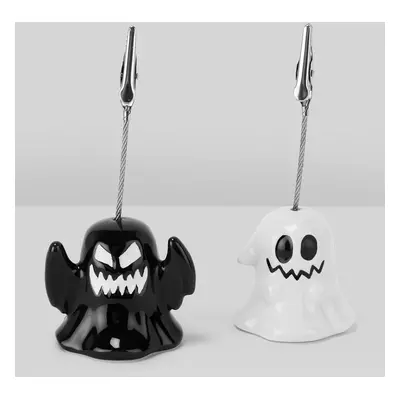 photo holder, message holder (set of 2) KILLSTAR - Boo Eek - Black & White