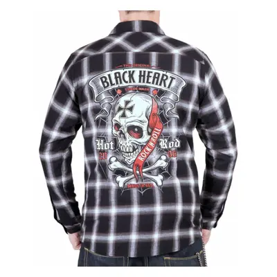 men's shirt BLACK HEART - CRUSTY DEMONS - BLACK