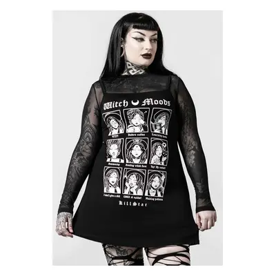 women's dress KILLSTAR - Moody 2-Layer - Black