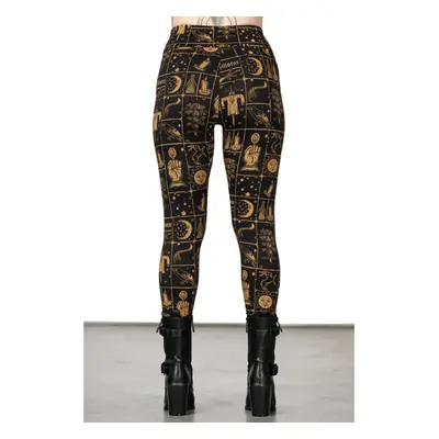 women's trousers (leggings) KILLSTAR - Folk Horror - Black