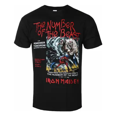 men's t-shirt Iron Maiden - NOTB Vinyl Promo - BLACK - ROCK OFF