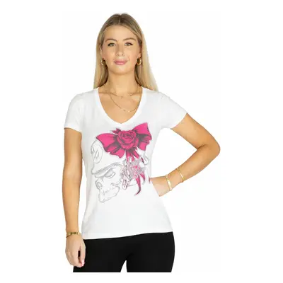 women's t-shirt METAL MULISHA - SO FLY WHT