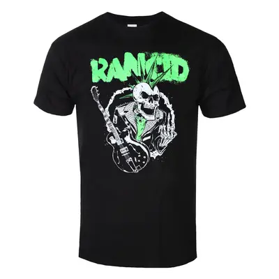 Men's t-shirt Rancid - SkeleTim Guitar - Black - KINGS ROAD