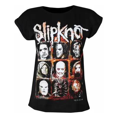 women's t-shirt Slipknot - The End So Far Group Squares - Black