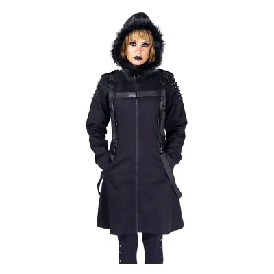 women's coat HEARTLESS - ASURA - BLACK