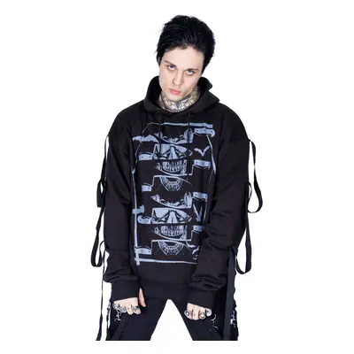 men's hoodie HEARTLESS - SINISTER SKULLS - BLACK