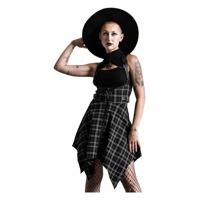 Women's skirt KILLSTAR - Dazed & Confused Suspender - ASH TARTAN