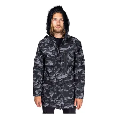 men's jacket VIXXSIN - QUILLION PARKA - GRAY CAMO