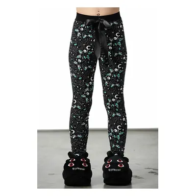 women's trousers (pyjamas) KILLSTAR - Cthulhu Lounge - Black