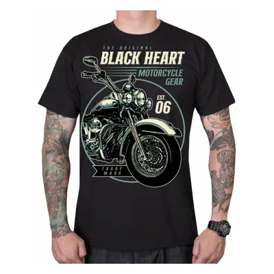 men's t-shirt BLACK HEART - TERMINATOR - BLACK