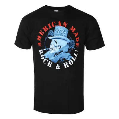 men's t-shirt Poison - American Made - Black - ROCK OFF