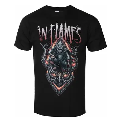 men's t-shirt In Flames - Temple Mask - Black