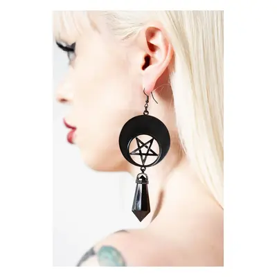 earrings KILLSTAR - Crescent Charm - Black